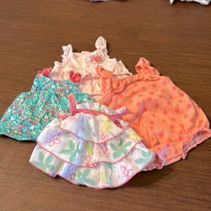 Newborn sun dresses Set of 4